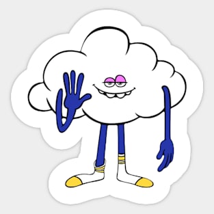 Cloud Guy Sticker